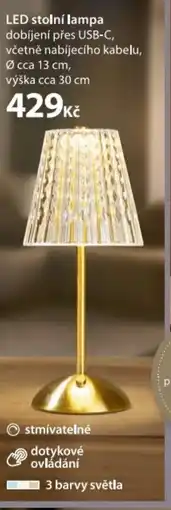 NKD LED stolní lampa nabídka