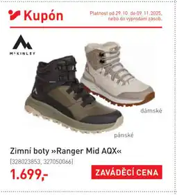 Intersport Zimní boty Ranger Mid AQX nabídka