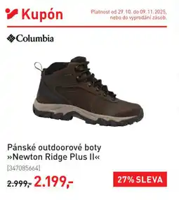 Intersport Pánské outdoorové boty Newton Ridge Plus II nabídka