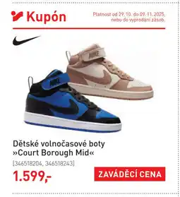 Intersport Dětské volnočasové boty Court Borough Mid nabídka