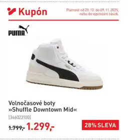 Intersport PUMA Volnočasové boty Shuffle Downtown Mid nabídka