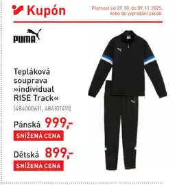 Intersport PUMA Tepláková souprava individual RISE Track nabídka