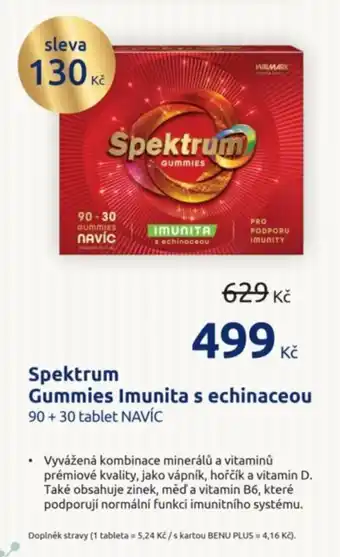 Benu Spektrum Gummies Imunita s echinaceou nabídka