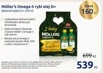 Möller's Omega-3 rybí olej D+
