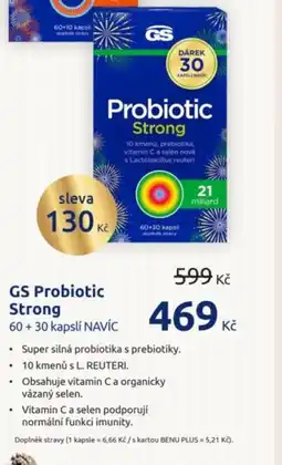 Benu GS Probiotic Strong nabídka