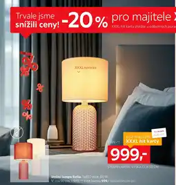 XXXLutz Stolní lampa Sofia nabídka