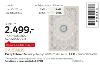 Tkaný koberec Deluxe