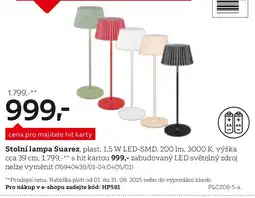 XXXLutz Stolní lampa Suarez nabídka