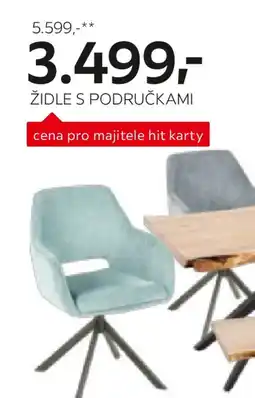 XXXLutz Židle s područkami nabídka