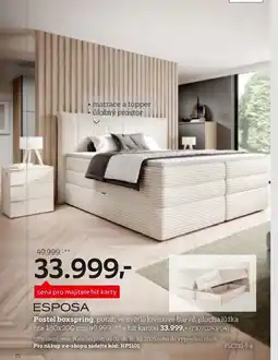 XXXLutz ESPOSA Postel boxspring nabídka