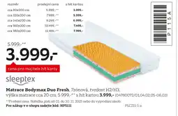 XXXLutz Matrace Bodymax Duo Fresh nabídka