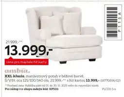 XXXLutz XXL křeslo nabídka