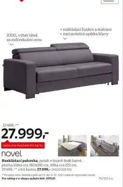 XXXLutz Rozkládací pohovka nabídka