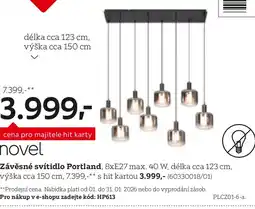 XXXLutz Závěsné svítidlo Portland nabídka