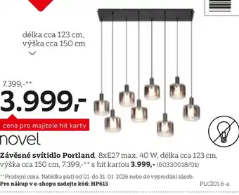 XXXLutz Závěsné svítidlo Portland nabídka