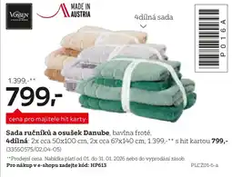 XXXLutz Sada ručníků a osušek Danube nabídka