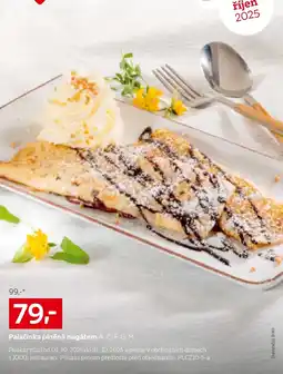 XXXLutz Palačinka plněná nugátem A, C, F, G, H nabídka