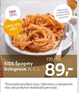 XXXLutz KIDS Špagety Bolognese A, C, L nabídka