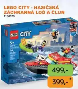 Dráčik LEGO City - Hasičská záchranná loď a člun nabídka