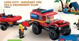 Dráčik LEGO City - Hasičský vůz 4x4 a záchranný člun nabídka
