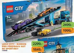 Dráčik LEGO City - Kamion pro přepravu aut se sporťáky nabídka