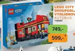 Dráčik LEGO City - Červený dvoupodlažní vyhlídkový Autobus nabídka