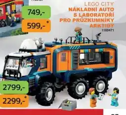 Dráčik LEGO City - Nákladní auto s laboratoří pro průzkumníky arktidy nabídka