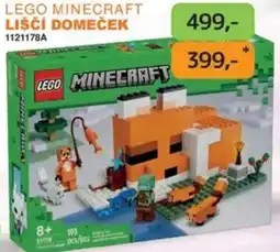 Dráčik LEGO Minecraft - Liščí domeček nabídka