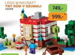 Dráčik LEGO Minecraft - TNT dům v džungli nabídka