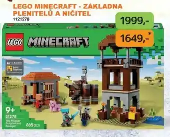 Dráčik LEGO Minecraft - Základna plenitelů a ničitel nabídka