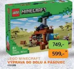 Dráčik LEGO Minecraft - Výprava do dolu a pásovec nabídka