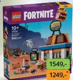 Dráčik LEGO Fortnite - Restaurace durrr burger nabídka