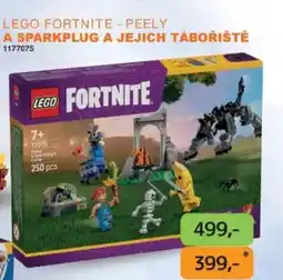 Dráčik LEGO Fortnite - Peely a sparkplug a jejich tábořiště nabídka