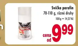 Qanto Svíčka parafín nabídka