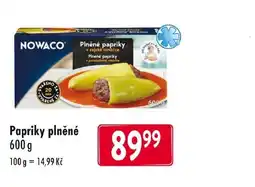 Qanto NOWACO Papriky plněné nabídka