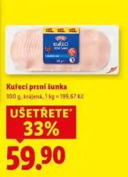 Lidl Kuřecí prsní šunka nabídka