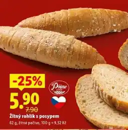 Lidl Žitný rohlík s posypem nabídka