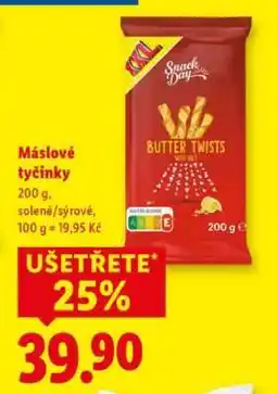 Lidl Máslové tyčinky nabídka