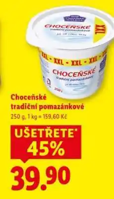 Lidl Choceňské tradiční pomazánkové nabídka