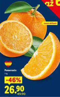 Lidl Pomeranče nabídka