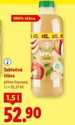Lidl Jablečná šťáva nabídka