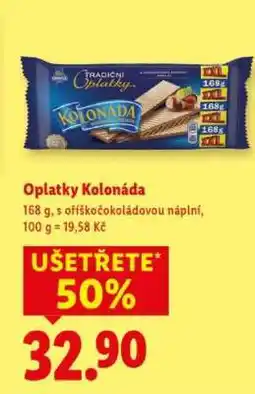 Lidl OPLATKY KOLONÁDA nabídka