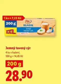Lidl Pilos Klasik Jemný Tavený Sýr nabídka