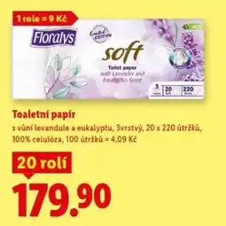Lidl Floralys TOALETNÍ PAPÍR nabídka