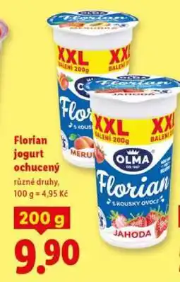 Lidl Florian Jogurt ochucený nabídka