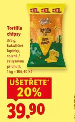 Lidl Tortilla chipsy nabídka