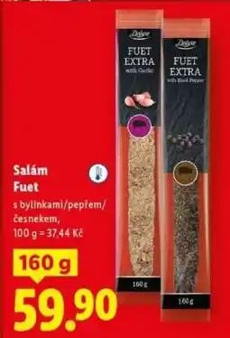 Lidl SALÁM FUET nabídka