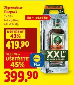 Lidl JÄGERMEISTER DUOPACK nabídka