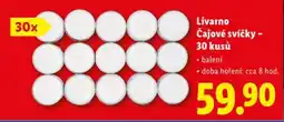 Lidl Livarno Čajové svíčky – 30 kusů nabídka
