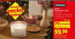 Lidl Livarno Vonná svíčka ve skle nabídka